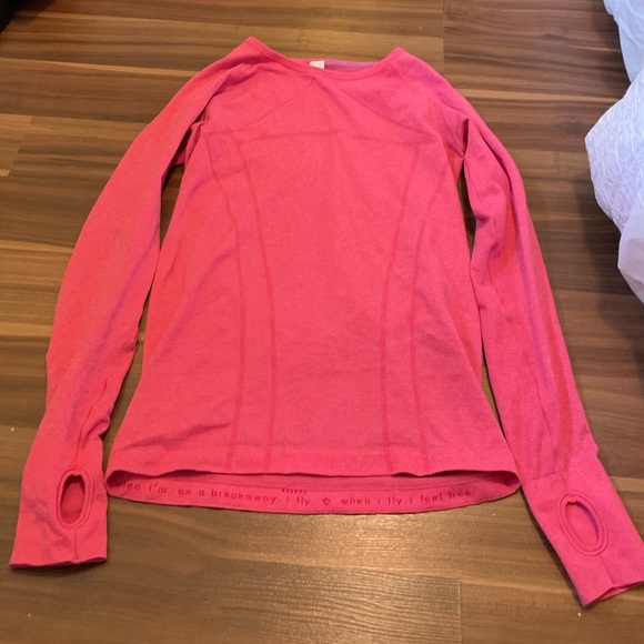 IVIVVA pink long sleeve active top - Picture 1 of 3
